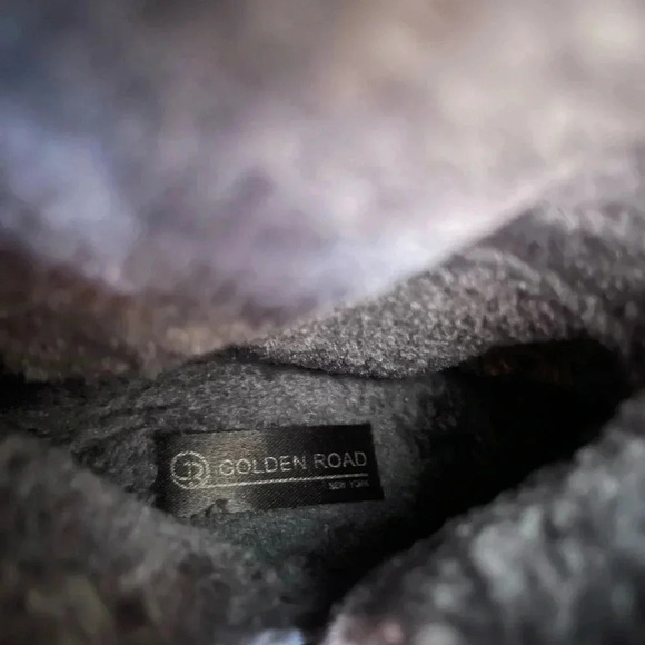 Golden Road Women’s winter waterproof Boots black/ grey fur size 8 - Picture 8 of 8